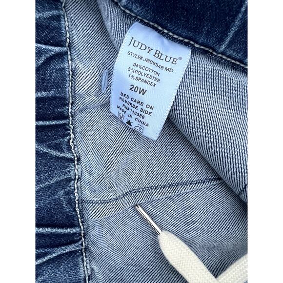 Judy Blue high rise jogger jeans plus size 20x28 - Picture 3 of 5